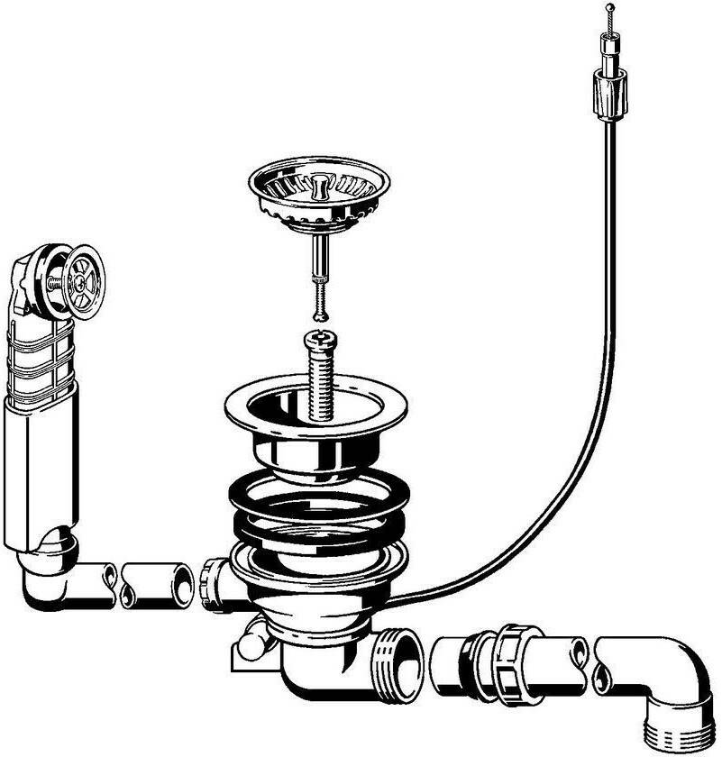 Sanitär & Armaturen Viega Ablaufventilset 7139.162 Kunststoff weiß (678579)